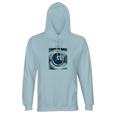 Real - "Around and Around" Hoodie creamy blue 1
