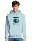 Real - "Around and Around" Hoodie creamy blue 3