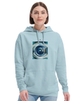 Real - "Around and Around" Hoodie creamy blue 5