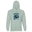 Real - "Around and Around" Hoodie creamy green 1