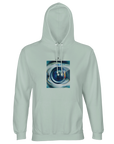 Real - "Around and Around" Hoodie creamy green 1