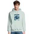 Real - "Around and Around" Hoodie creamy green 3