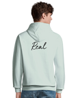 Real - "Around and Around" Hoodie creamy green 4