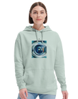 Real - "Around and Around" Hoodie creamy green 5