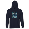 Real - "Around and Around" Hoodie French Navy 1