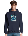 Real - "Around and Around" Hoodie French Navy 3