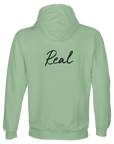 Real - "Around and Around" Hoodie frozen green 2