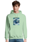 Real - "Around and Around" Hoodie frozen green 3
