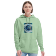 Real - "Around and Around" Hoodie frozen green 5