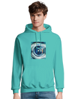 Real - "Around and Around" Hoodie pool blue 3