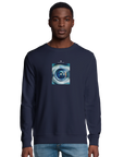 Real - "Around and Around" Sweatshirt French Navy XS 3