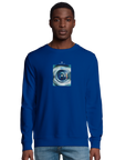 Real - "Around and Around" Sweatshirt Royal Blue XS 4