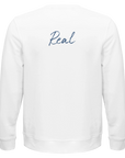 Real - "Around and Around" Sweatshirt White XS 2