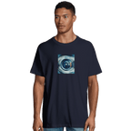 Real - "Around and Around" T-shirt French Navy S 4