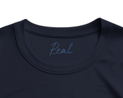 Real - "Around and Around" T-shirt French Navy S 2