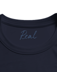 Real - "Around and Around" T-shirt French Navy XS 2