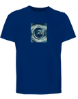 Real - "Around and Around" T-shirt Royal Blue XS 1