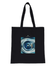 Real - "Around And Around" Tote Bag Black 6