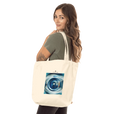 Real - "Around And Around" Tote Bag Natural 5