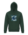 Real - "Around and Around" Hoodie Bottle Green 1