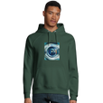 Real - "Around and Around" Hoodie Bottle Green 3