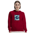 Real - "Around and Around" Hoodie Burgundy 5