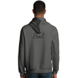 Real - "Around and Around" Hoodie charcoal melange 4
