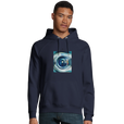 Real - "Around and Around" Hoodie French Navy 3