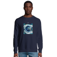 Real - "Around and Around" Sweatshirt French Navy 3