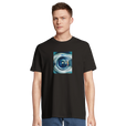 Real - "Around and Around" T-shirt Deep Black 4