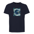 Real - "Around and Around" T-shirt French Navy 1