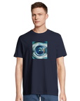 Real - "Around and Around" T-shirt French Navy 4
