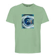Real - "Around and Around" T-shirt frozen green 1