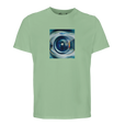 Real - "Around and Around" T-shirt frozen green 1