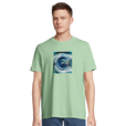 Real - "Around and Around" T-shirt frozen green 4