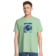 Real - "Around and Around" T-shirt frozen green 4