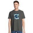 Real - "Around and Around" T-shirt Grey Melange 4