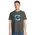 Real - "Around and Around" T-shirt Grey Melange 4