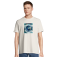 Real - "Around and Around" T-shirt Off White 4