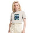 Real - "Around and Around" T-shirt Off White 6