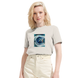 Real - "Around and Around" T-shirt Off White 6