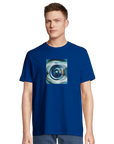 Real - "Around and Around" T-shirt Royal Blue 4