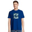 Real - "Around and Around" T-shirt Royal Blue 4