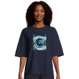 Real - "Around and Around" T-shirt French Navy 5
