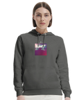 Serenity - "Indigo Sky" Hoodie charcoal melange XS 5