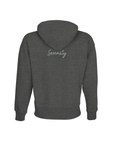 Serenity - "Indigo Sky" Hoodie Grey Melange XS 2
