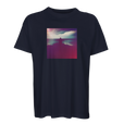 Serenity Indigo Sky Organic Men's Oversized T-shirt French Navy flat front