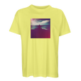 Serenity Indigo Sky Organic Men's Oversized T-shirt Light Yellow flat front