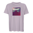 Serenity Indigo Sky Organic Men's Oversized T-shirt lilak flat front