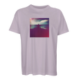 Serenity Indigo Sky Organic Men's Oversized T-shirt lilak flat front